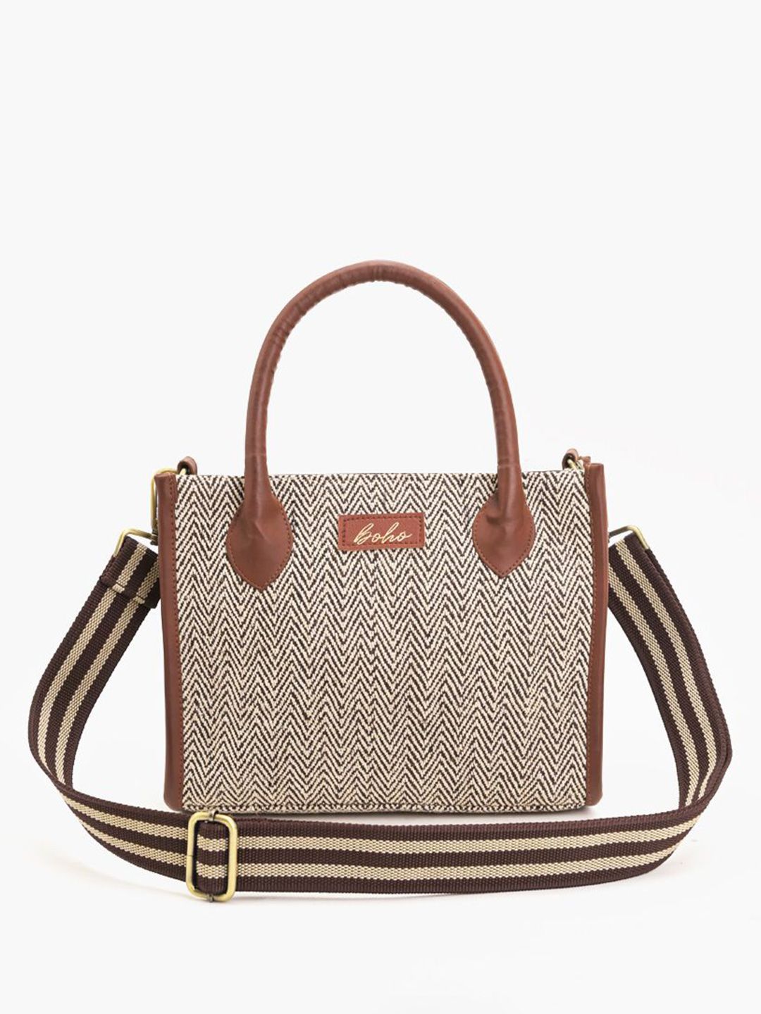 BohoGirl Women Leather Textured Handheld Bag-picture-27