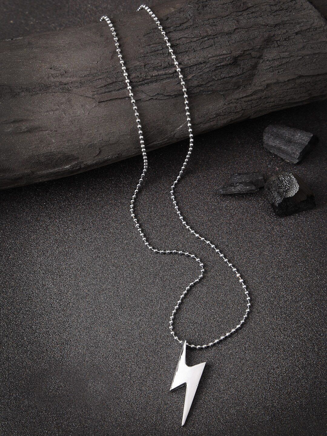 Roadster Rhodium-Plated Contemporary Pendants with Chains-picture-45