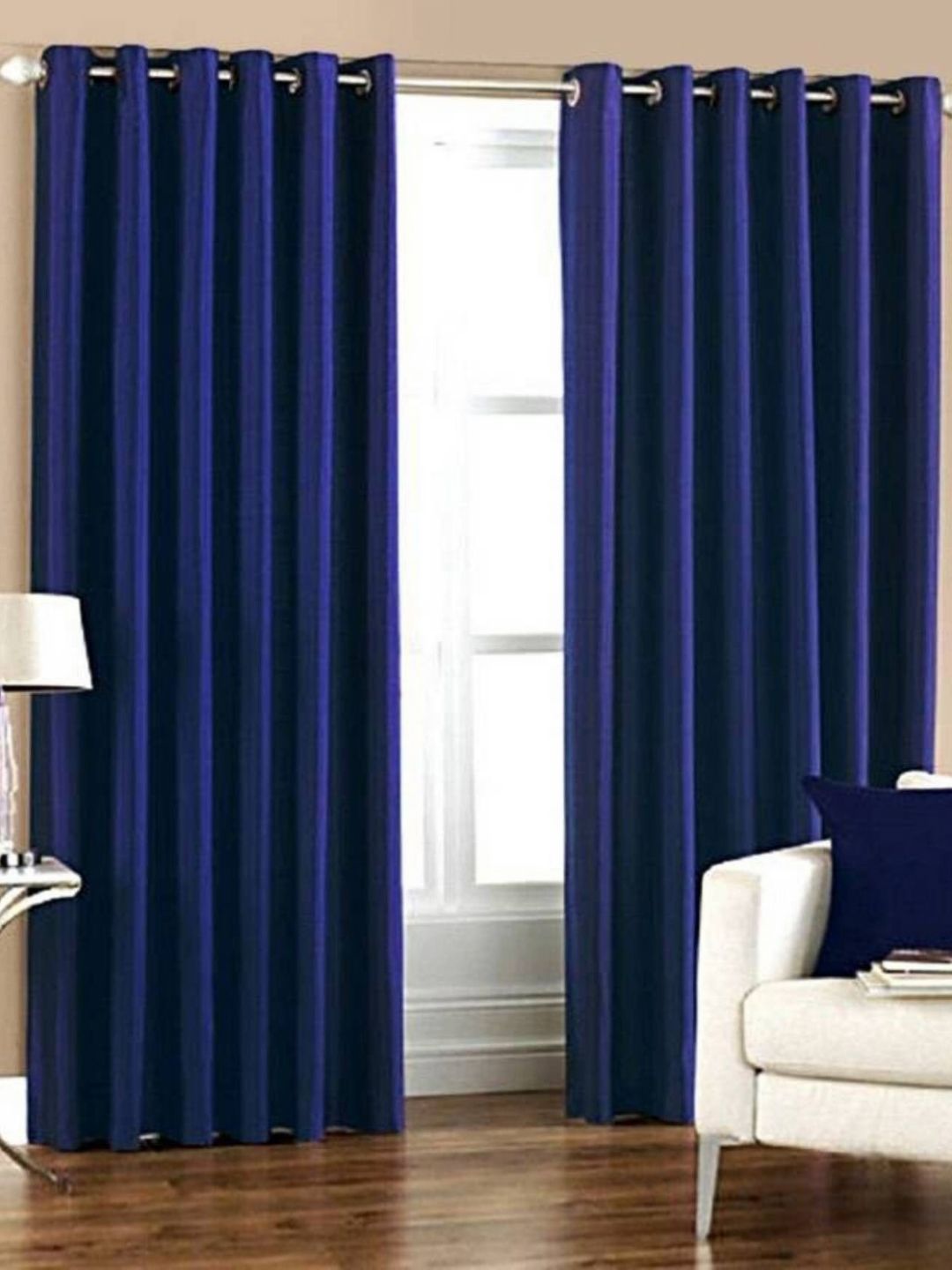 BELLA TRUE Navy Blue 2 Pieces Door Curtains-picture-37