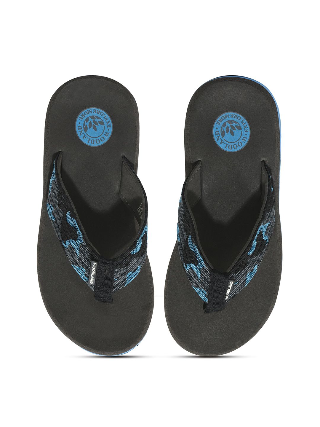 Woodland Men Printed Thong Flip-Flops-picture-48