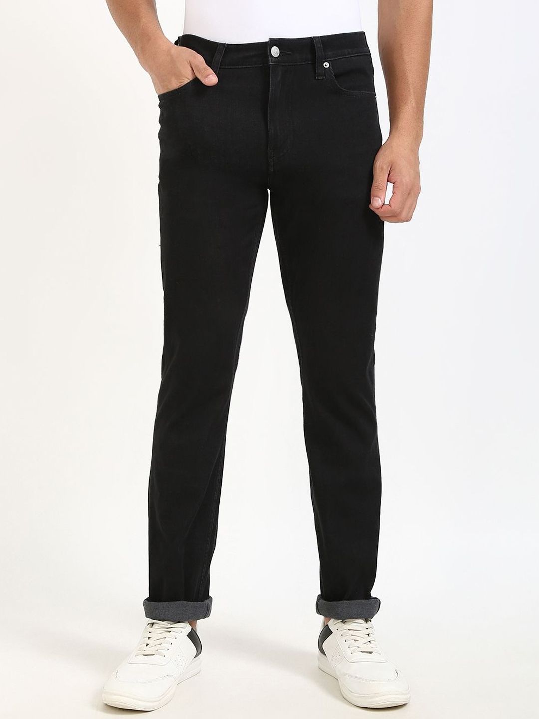 Calvin Klein Jeans Men Slim Fit Mid-Rise Jeans-picture-31
