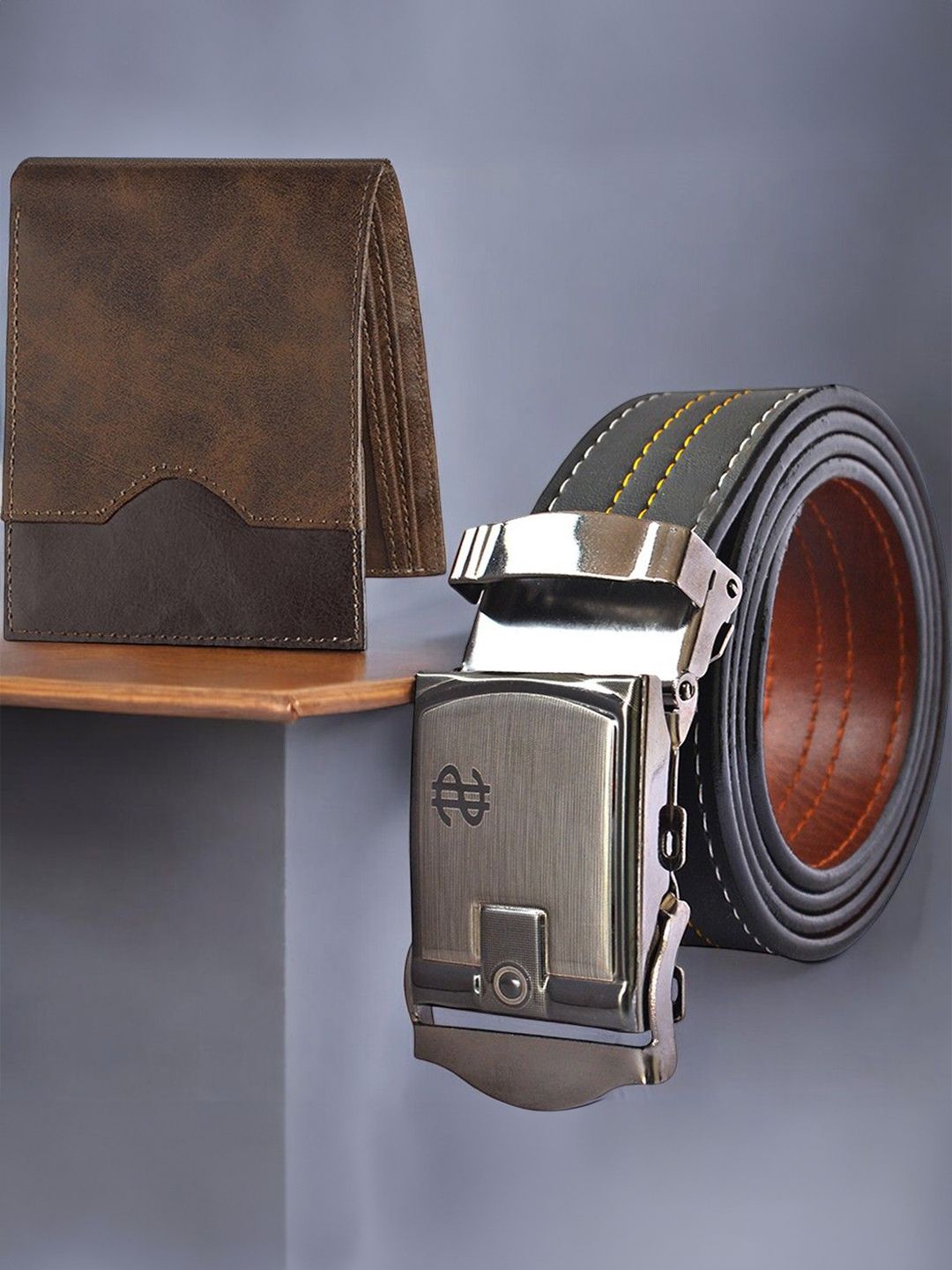 Provogue Men Accessory Gift Set of Wallet and Belt-picture-15