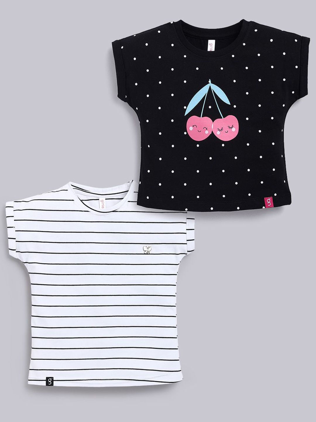 giniekids Print Extended Sleeves Cotton Top-picture-18