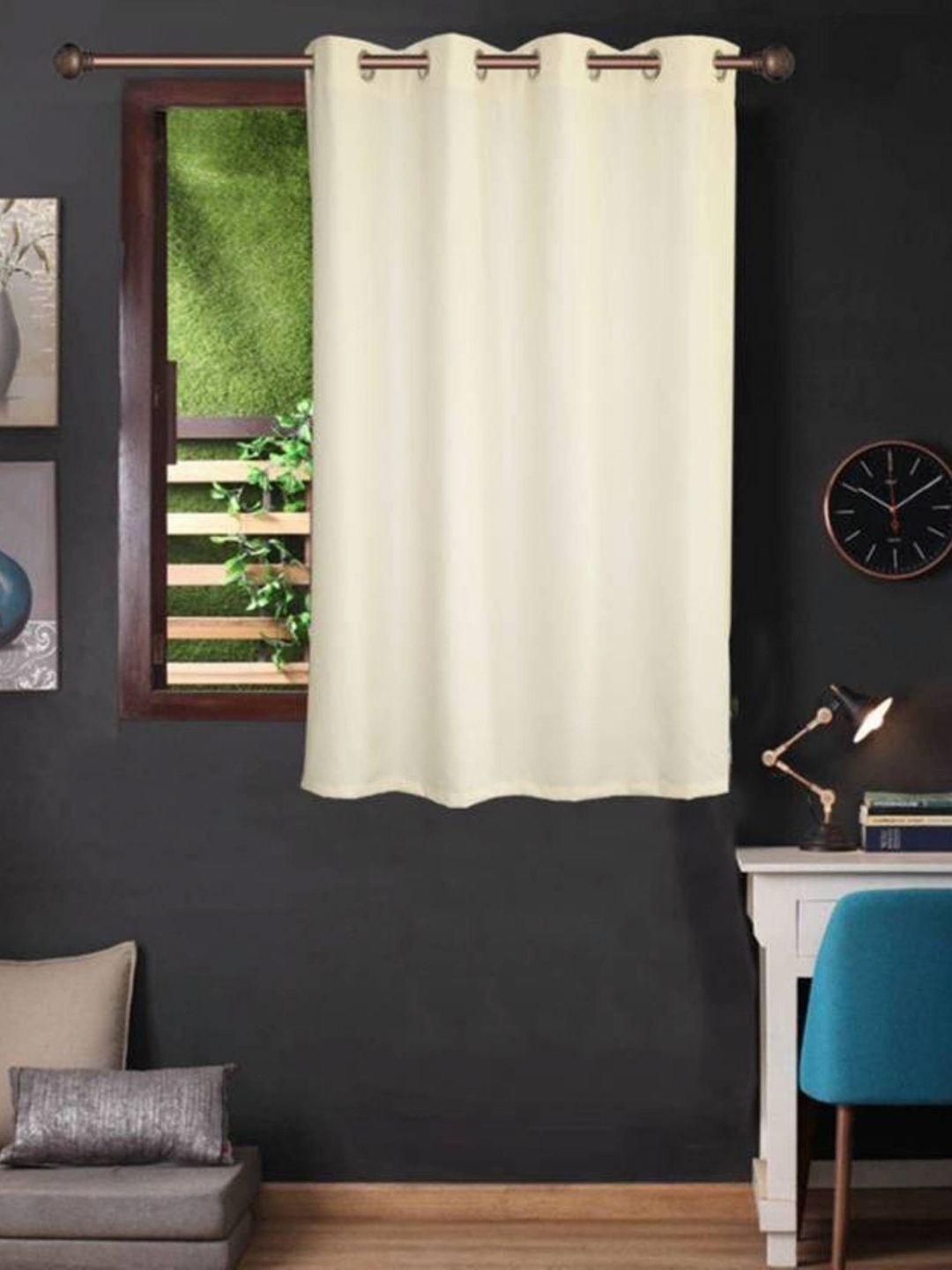BELLA TRUE White Ripple Fold Window Curtain-image-27