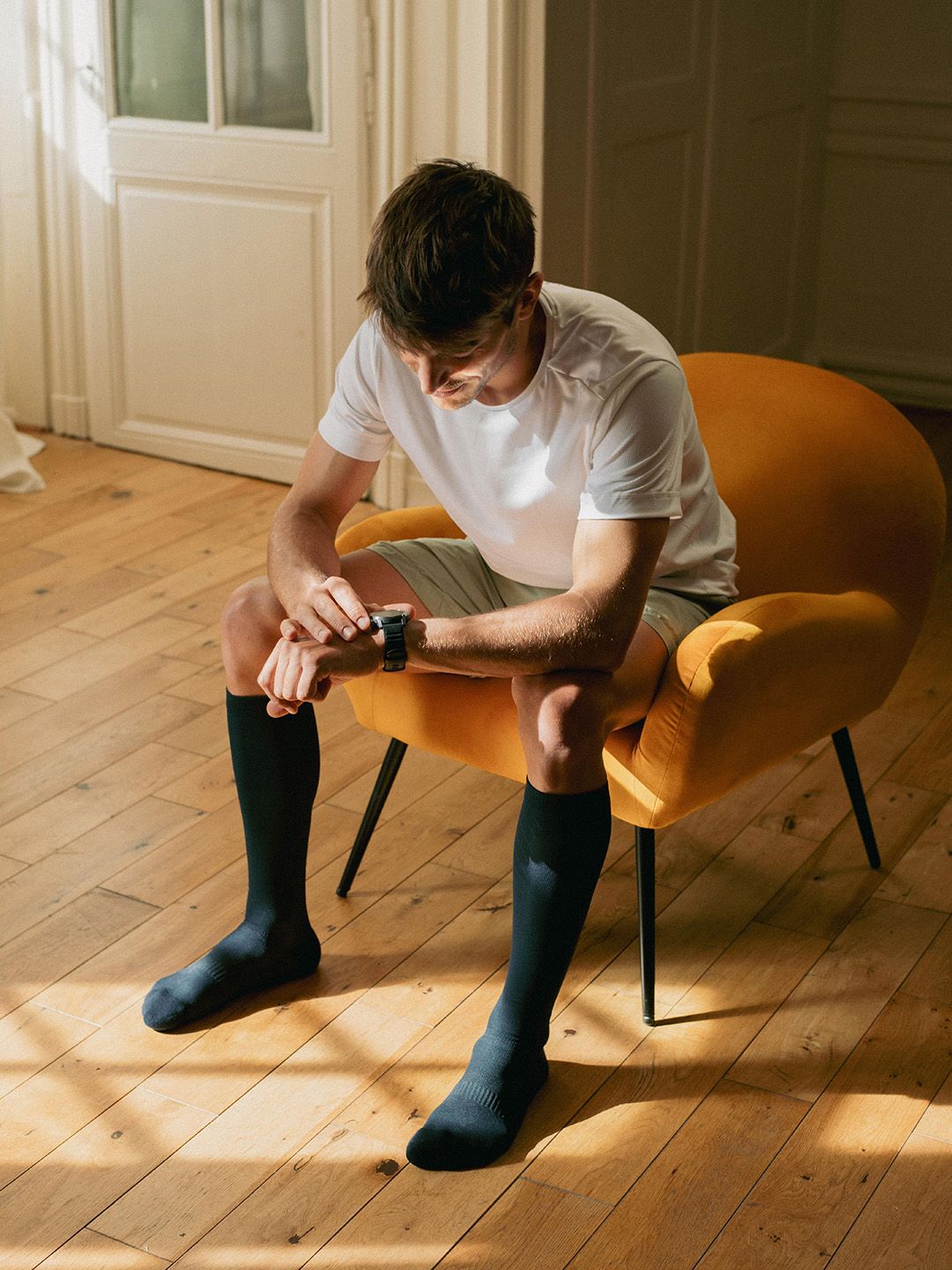 DECATHLON By Decathlon Unisex Patterned Knee Length socks-image-5