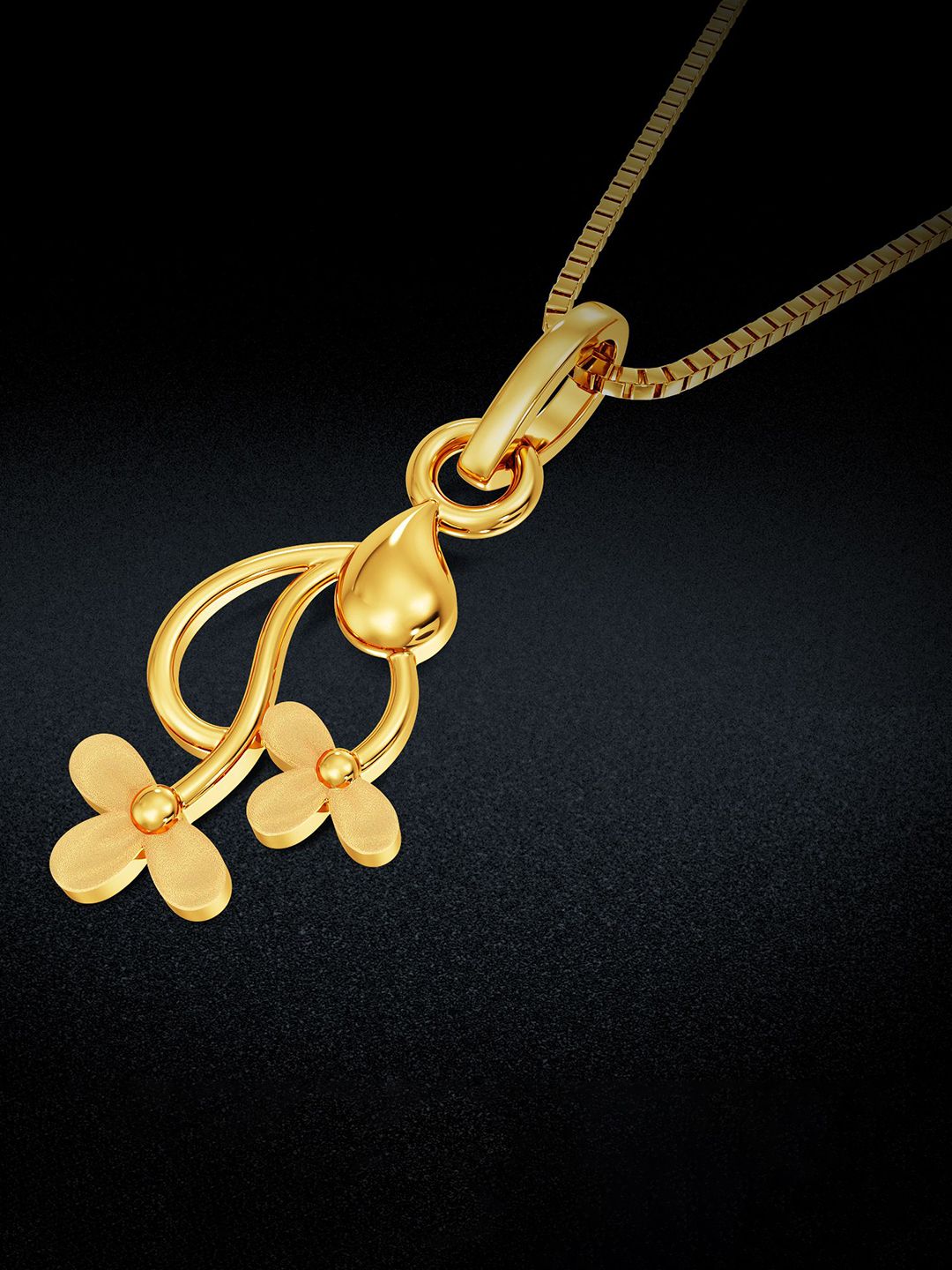 Joyalukkas Women 22 Kt Blooming Beauty Gold Pendant-picture-29