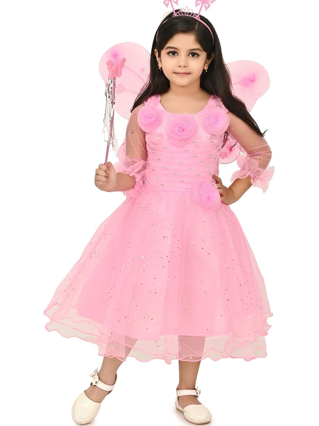 IKONIC FASHION Girls Pink Dresses-picture-29