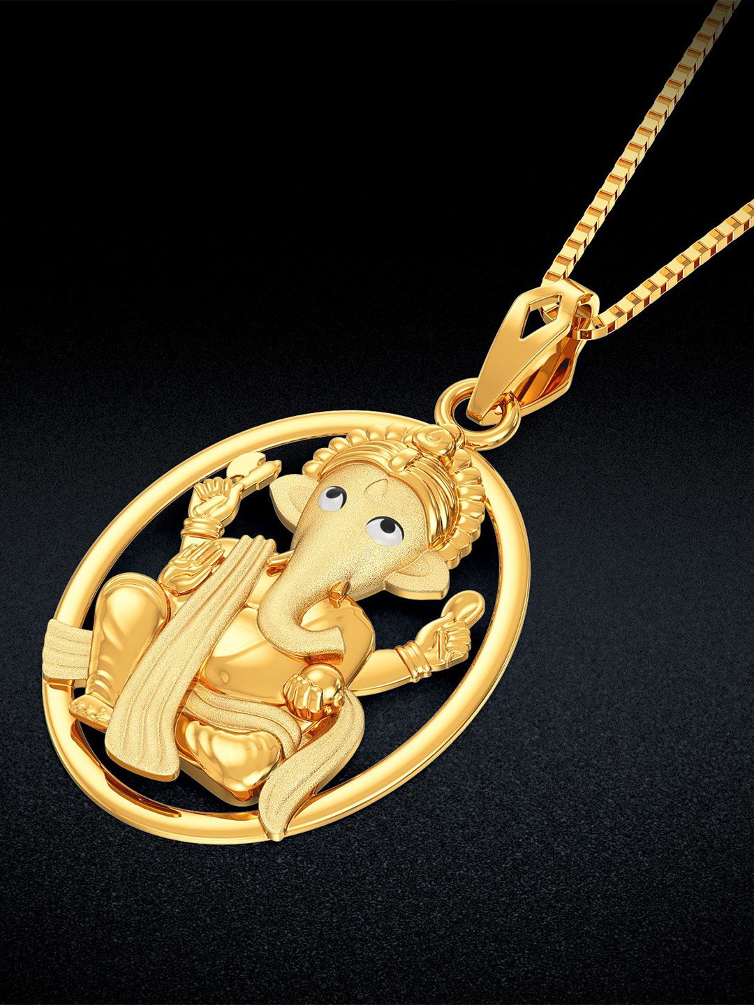 Joyalukkas Women 22 Kt Gold Ganesha Pendant 3.91 gm-picture-15