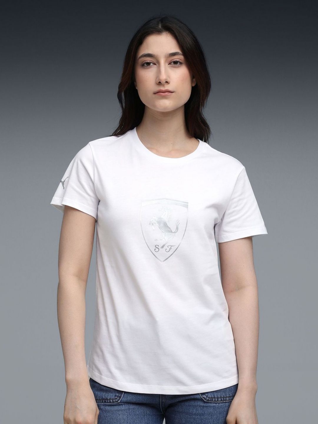 PUMA Motorsport Ferrari Women's Graphic Crew Neck Tee-picture-14