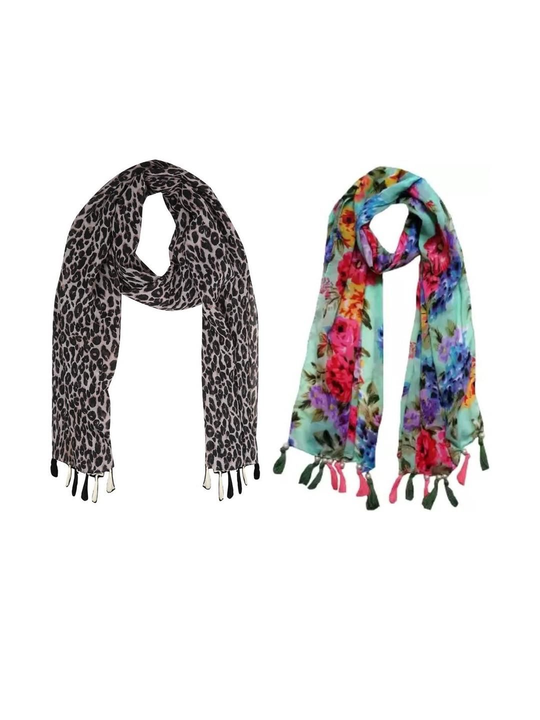 StoleVilla Floral Chiffon Stoles-picture-26