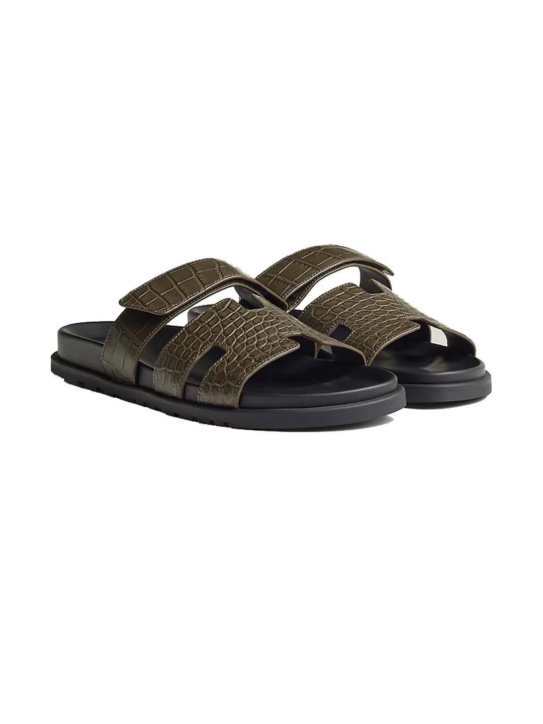 ITALIAN SHOES CO Green Flip Flops-image-14