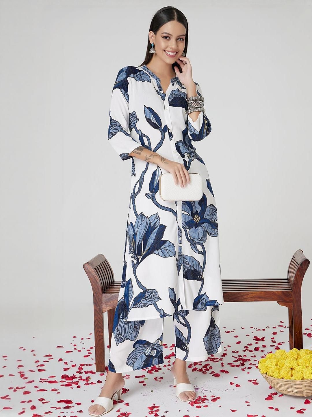 KARN KAWACH Women White Kurta Sets