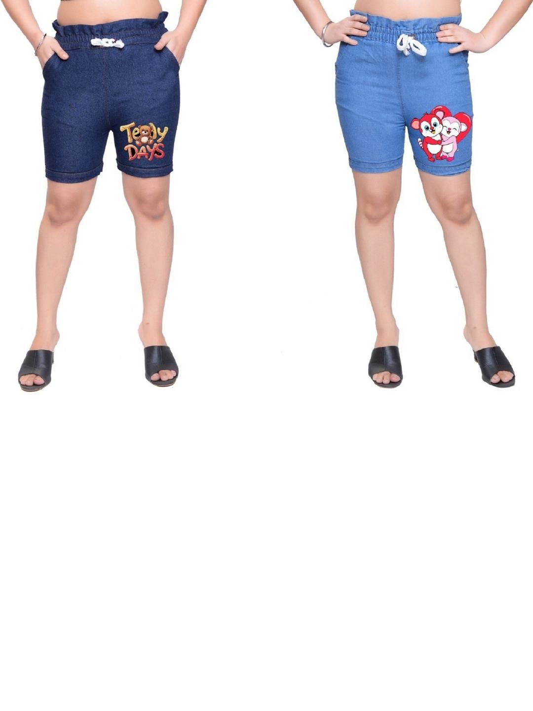 MIRAKSH Girls Blue Shorts-picture-33