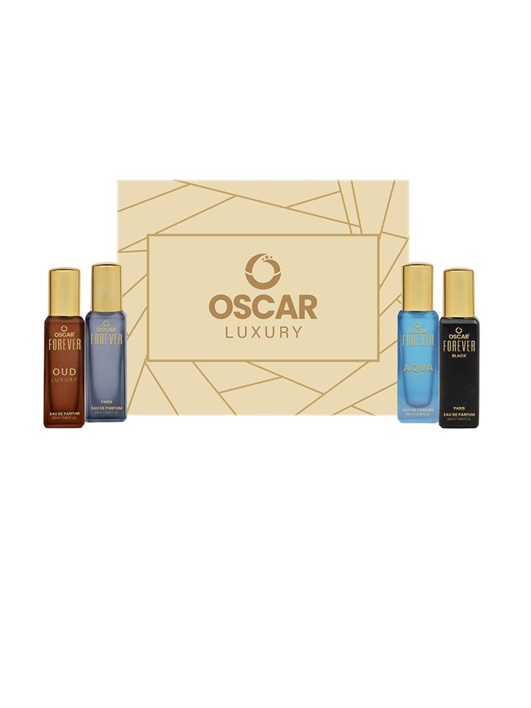 OSCAR Set Of 4 Oud Luxury Aqua Luxury Black & Paris Eau De Parfum - 20 ml Each-image-17