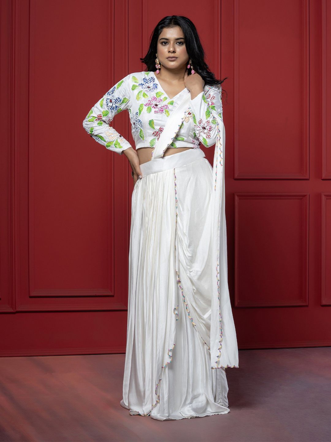 GloballyRonakRBafna Embellished Saree-picture-32