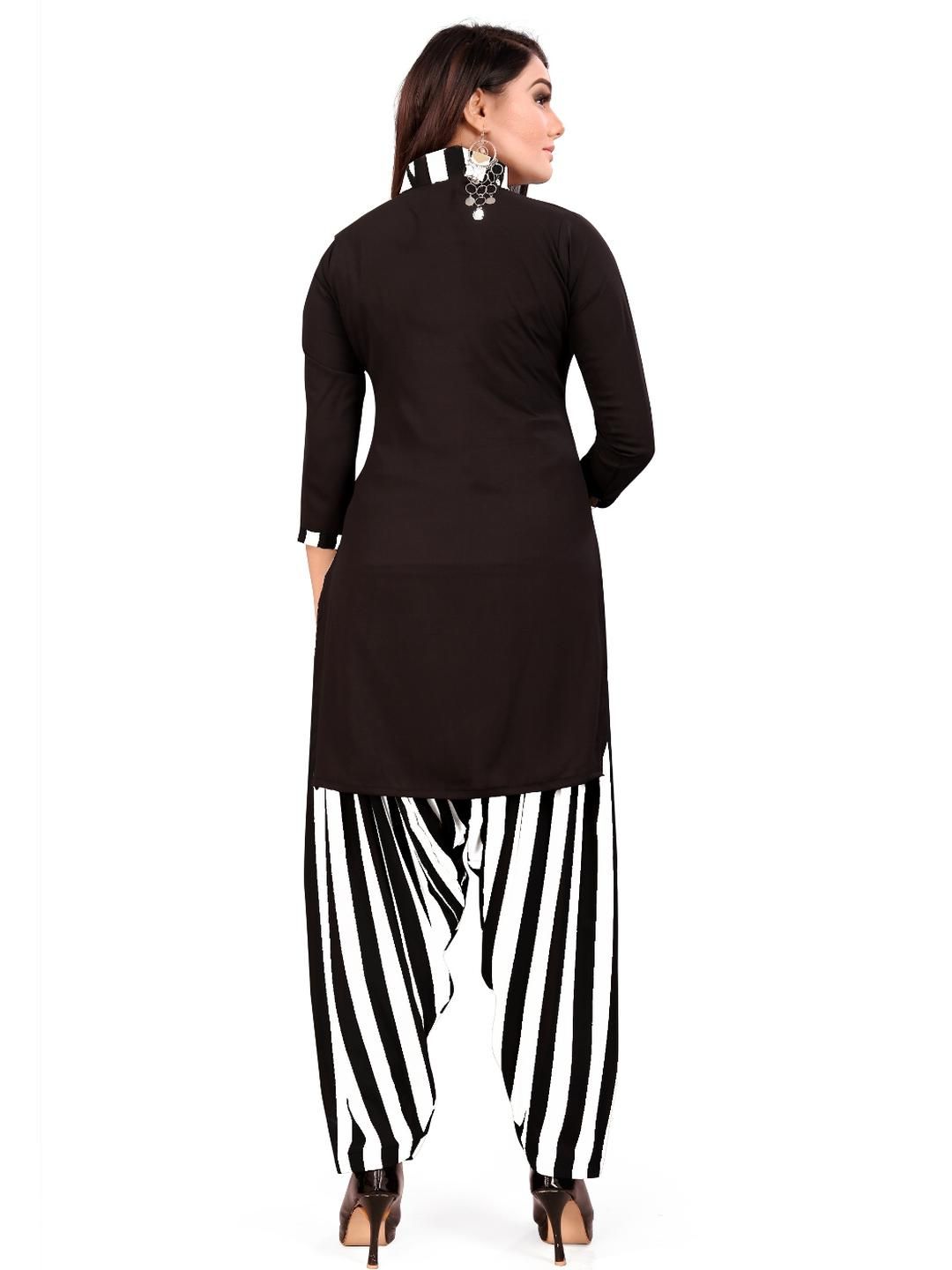 Unstitched Printed Cotton Blend Kurta & Patiyala Dress Material with Dupatta-image-35