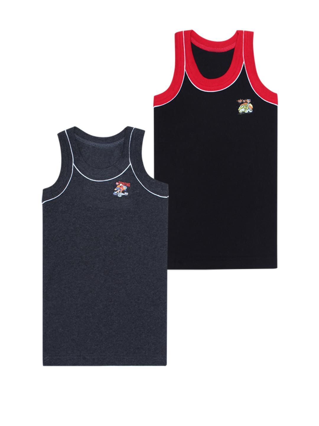 Kritiu Po2 Cotton Innerwer Vests Multicolor-picture-18
