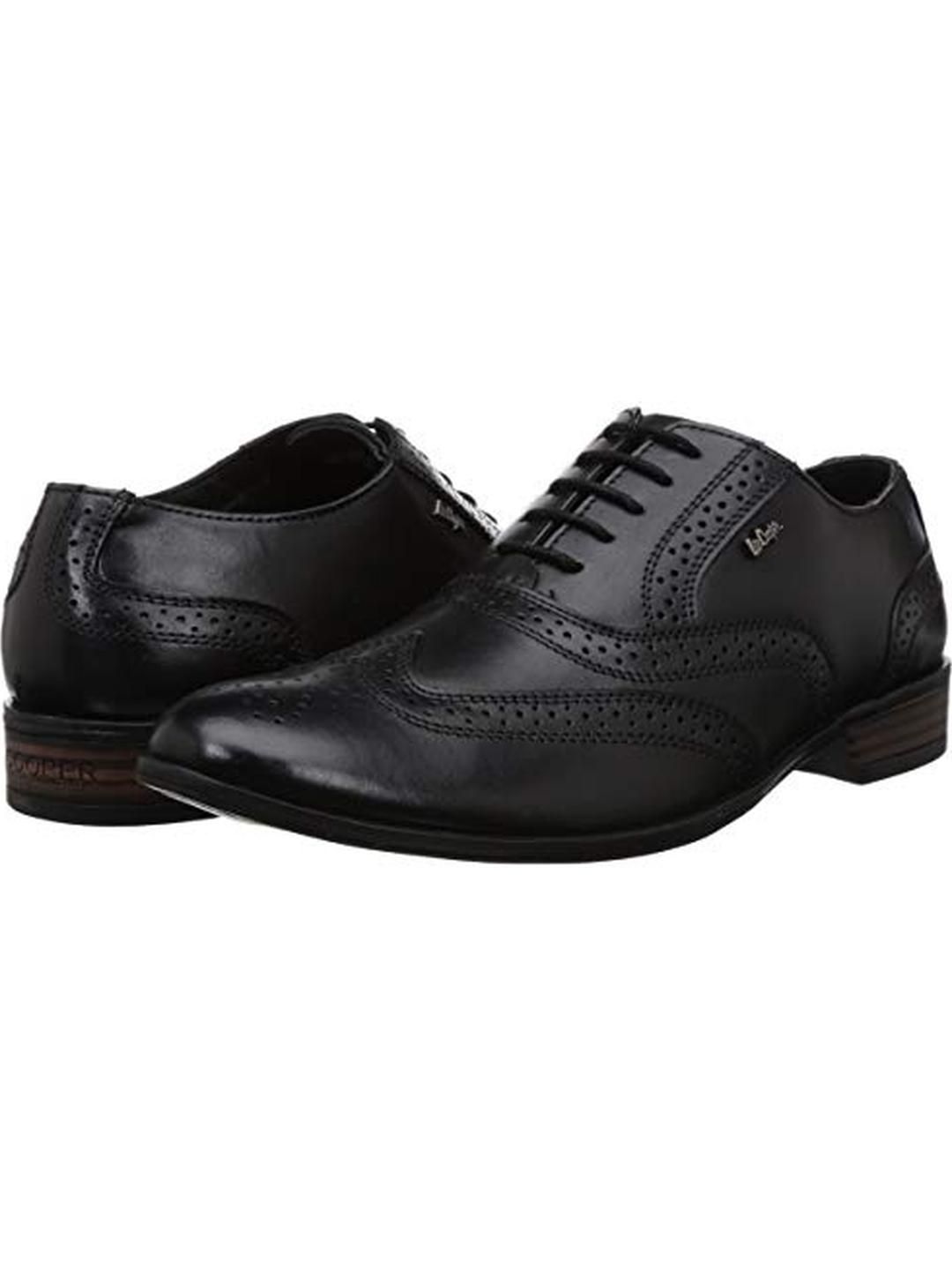 Lee Cooper Men Black Formal Shoes-picture-25