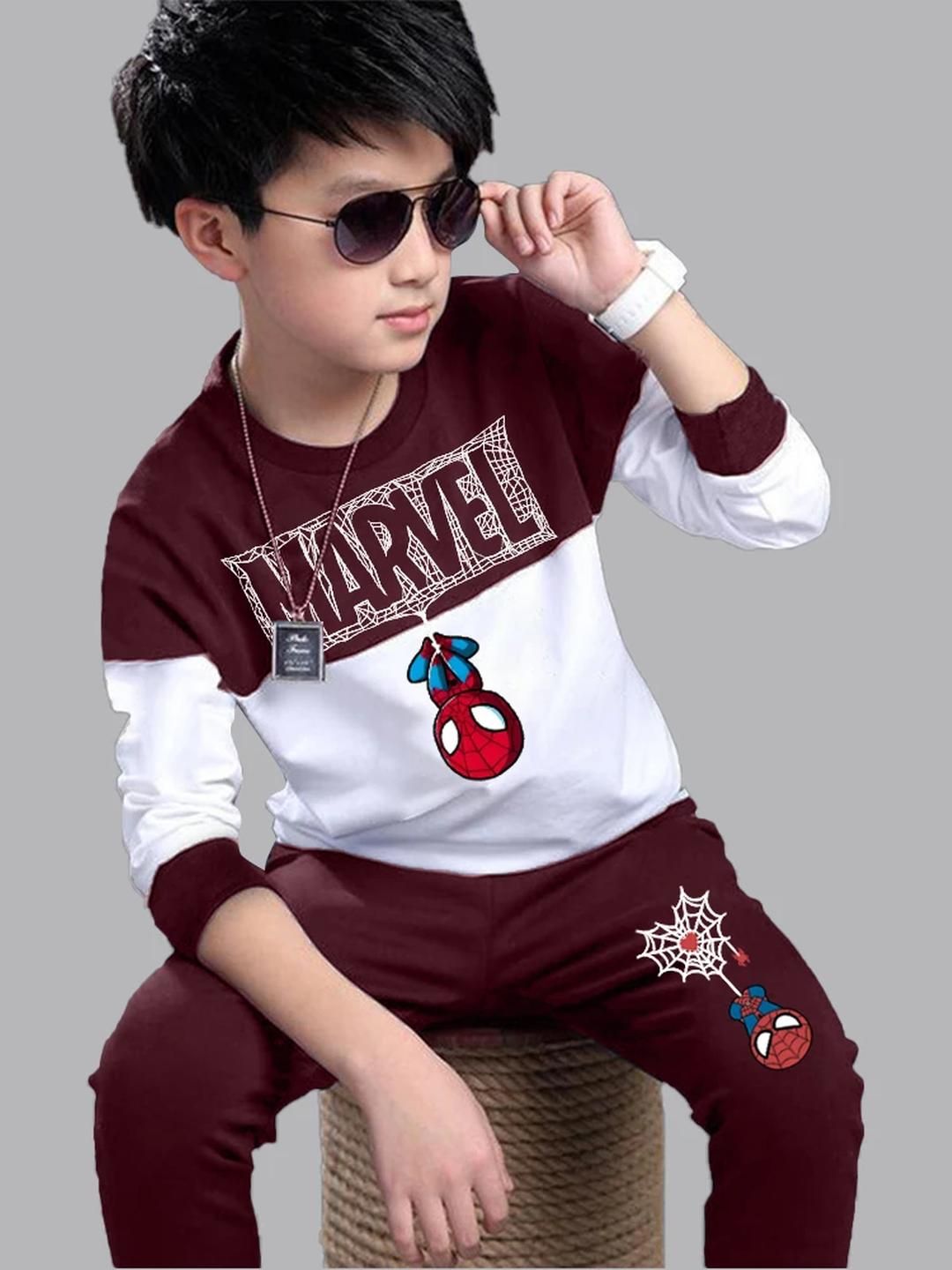 FastColors Unisex Maroon Clothing Set-picture-19