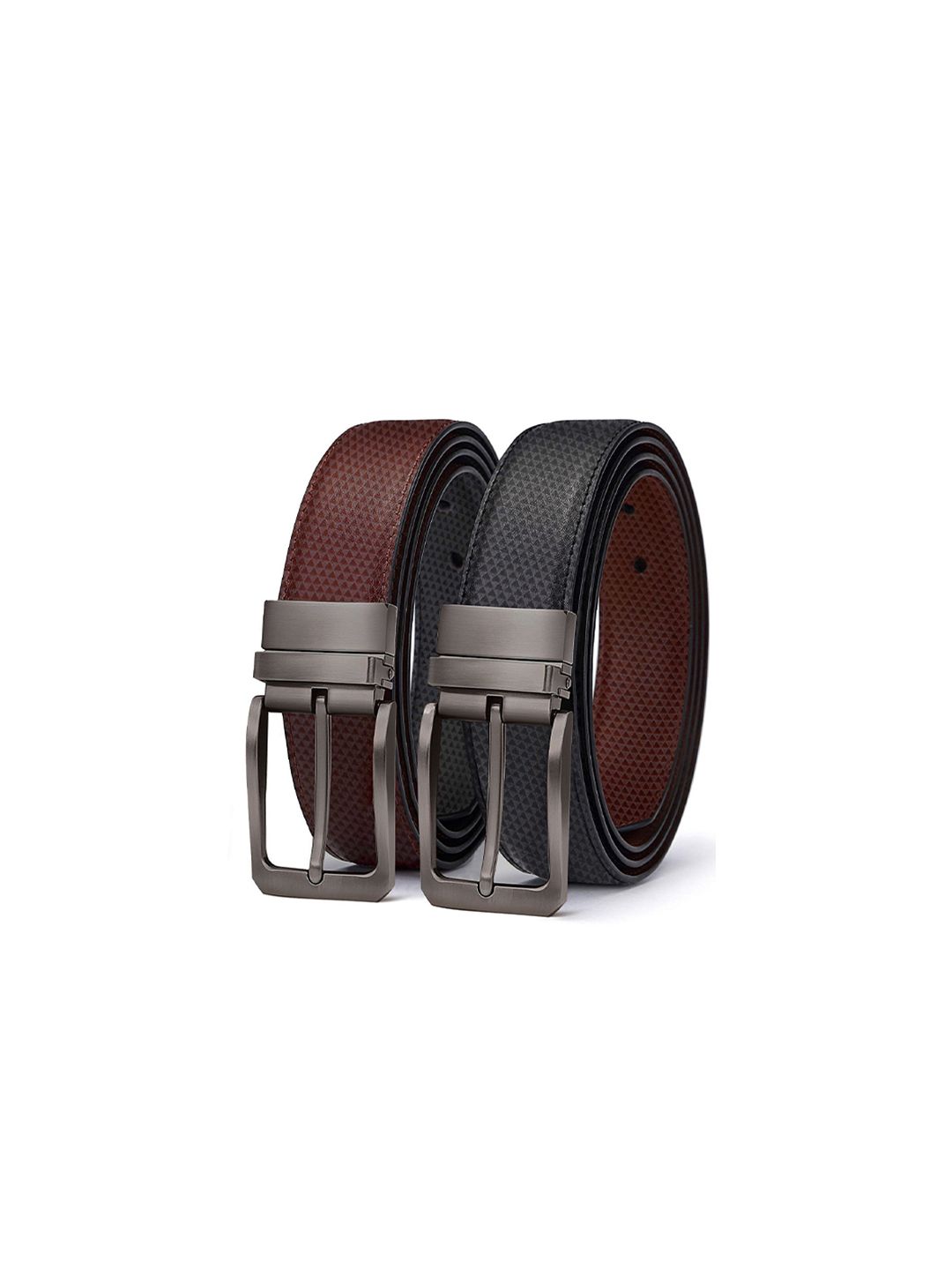 Killer Men Set Of 2 Textured Reversible Belt-picture-42