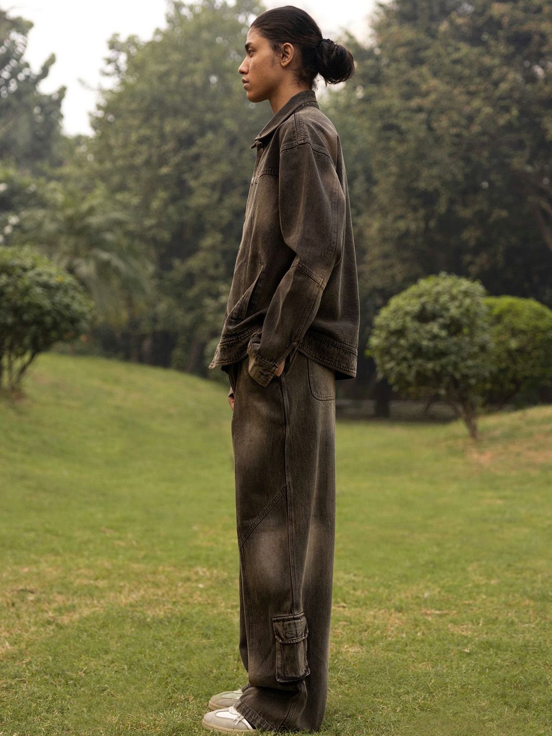 SIX5SIX Unisex Spread Collar Longline Tailored Jacket-picture-15