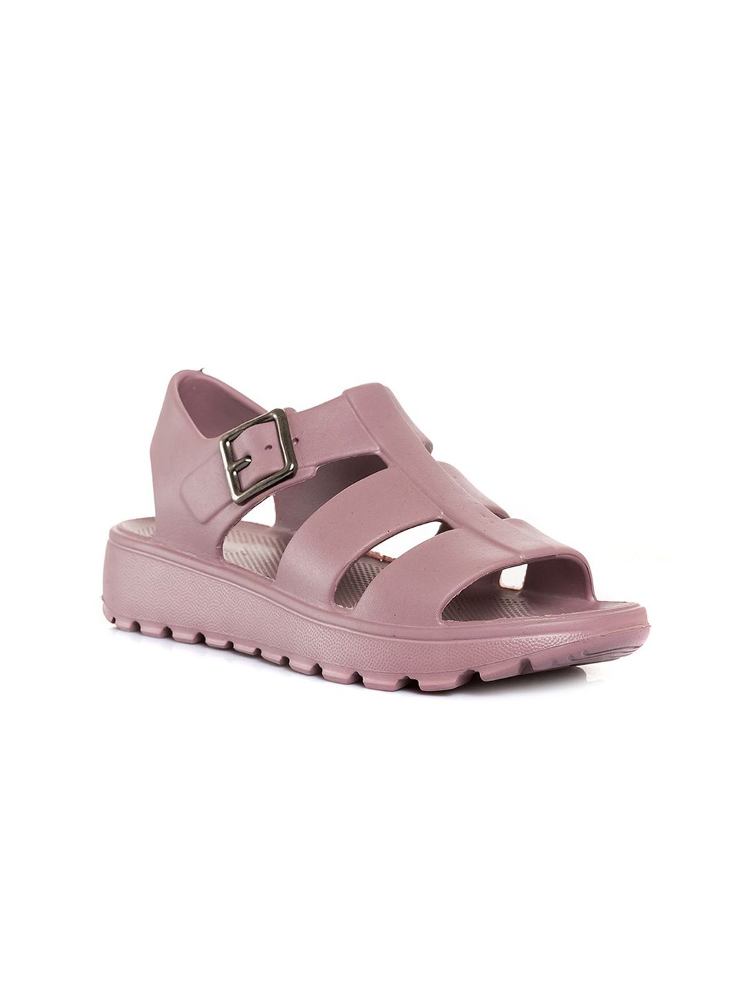 Khadims Women Buckle Open Toe Flats-image-32
