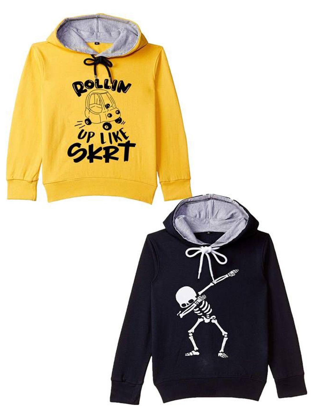 FAZZA Boys Pack Of 2 Graphic Printed Hooded Pullover-picture-14