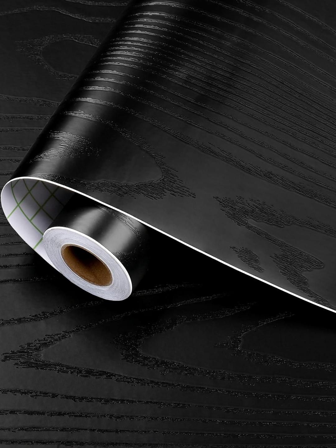 SUNBIRD Black Abstract Printed Self Adhesive Waterproof Wall Stickers-image-35