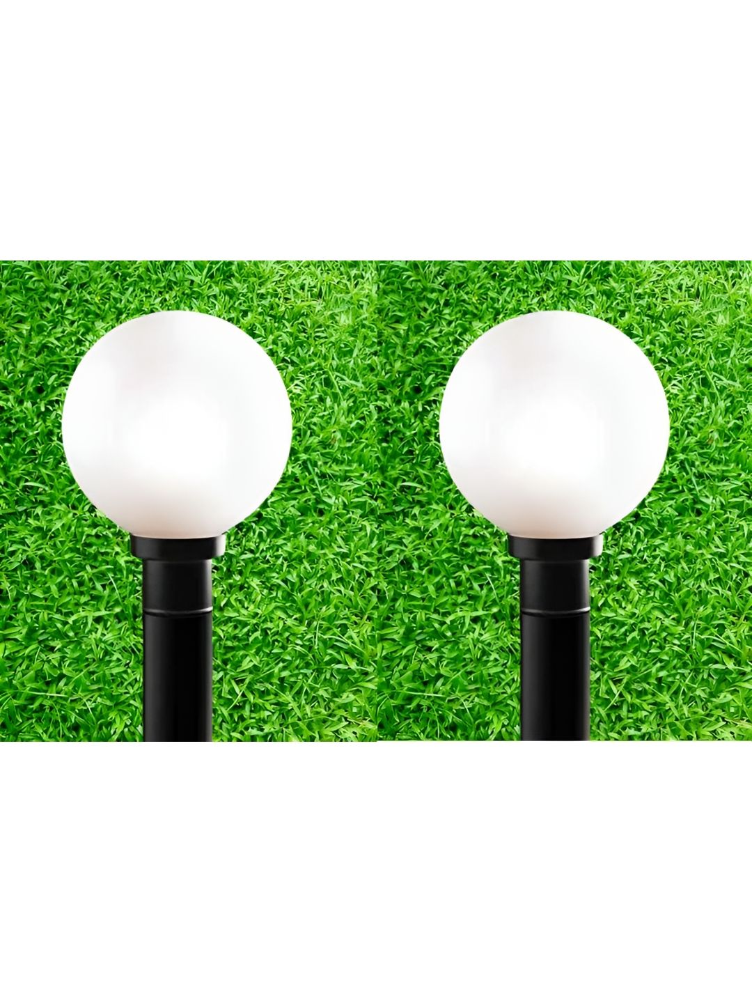 KINIS 2-Pcs White Modern Shape Gate & Garden Light Outdoor Lamp-picture-38
