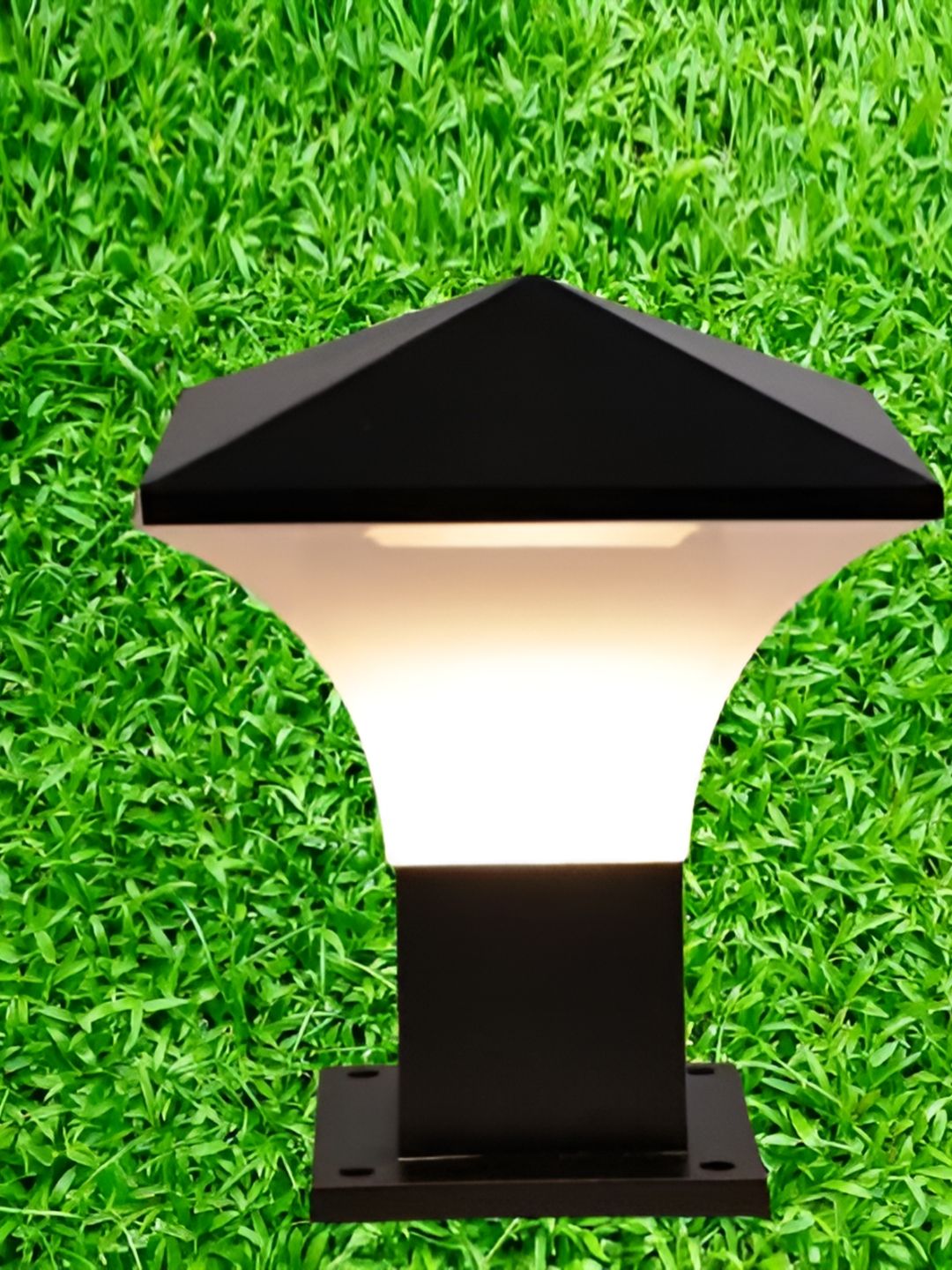 KINIS 2 Pieces Black Modern Shape Gate & Garden Light Outdoor Lamp-image-28