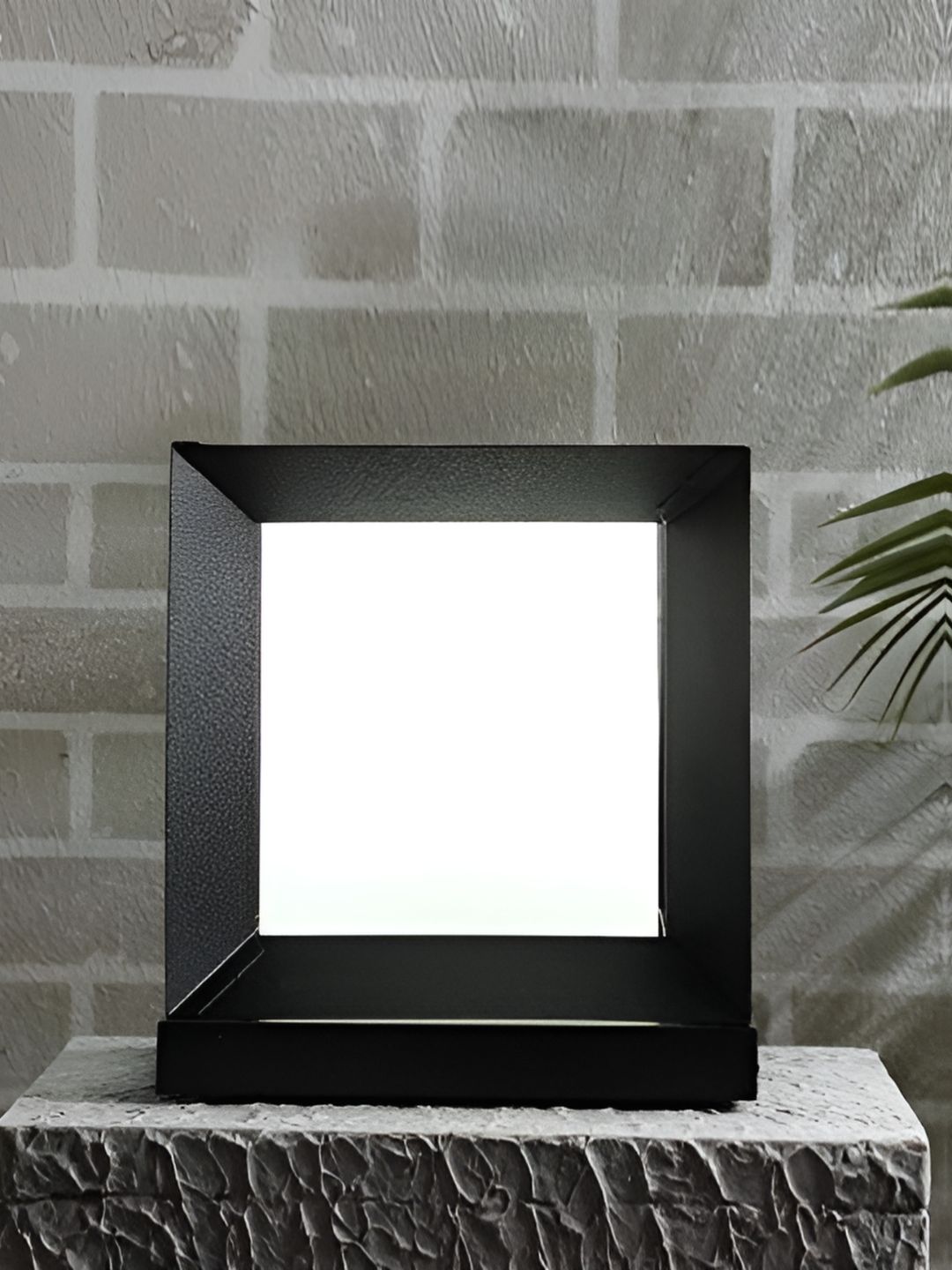 KINIS Black 2 Pieces Rectangle Shape Gate & Garden Light Outdoor Lamp-picture-45
