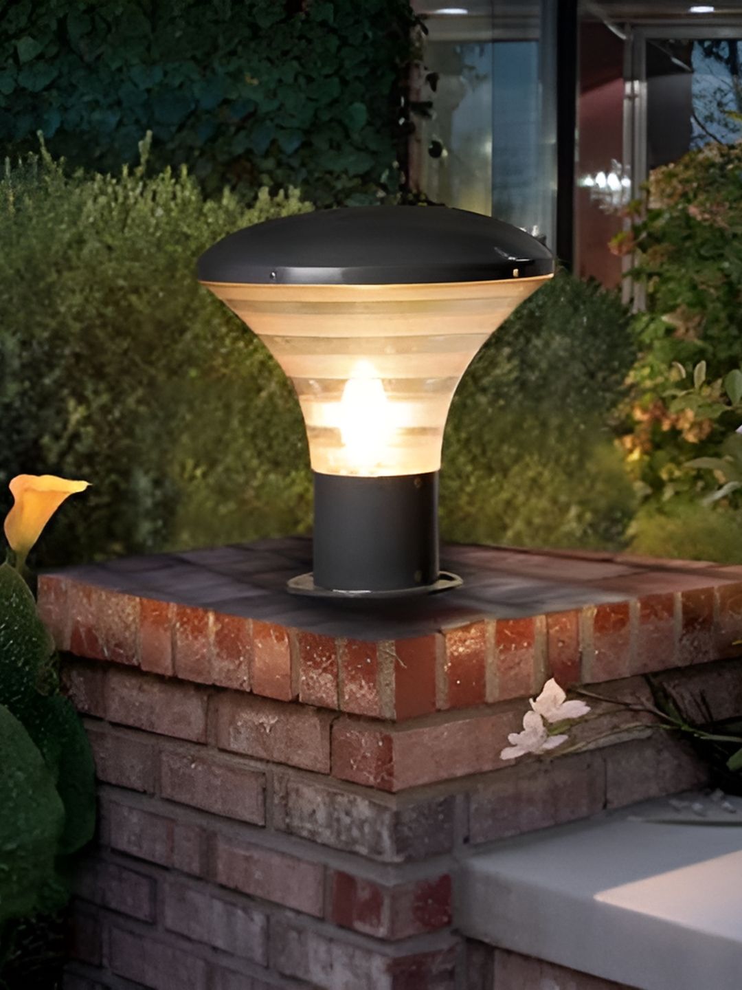 KINIS Grey & White Frustum Rust-Resistant Outdoor Lamp-image-49