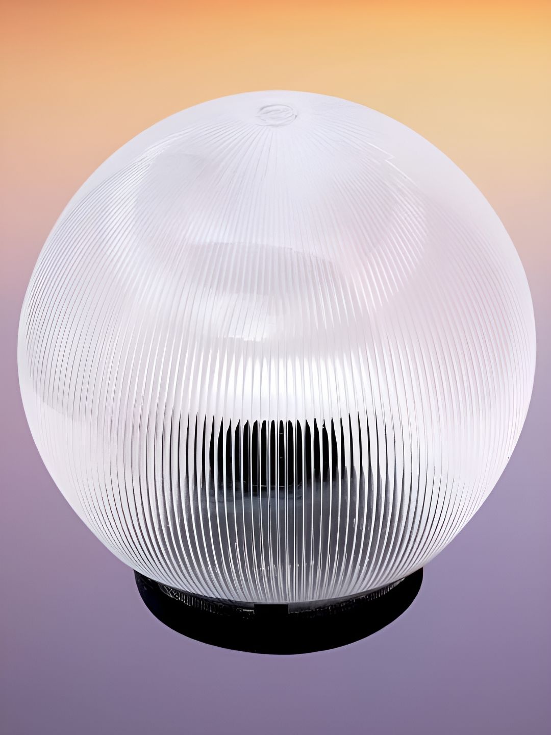 KINIS Transparent & Black Modern Shaped Weatherproof & Rust-Resistant Outdoor Pole Lamp-picture-36