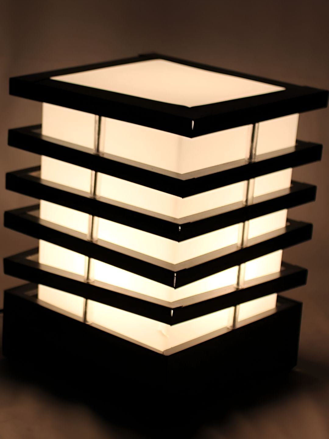 KINIS 2 Piece Black Modern Shape Gate & Garden Light Outdoor Lamp-image-35