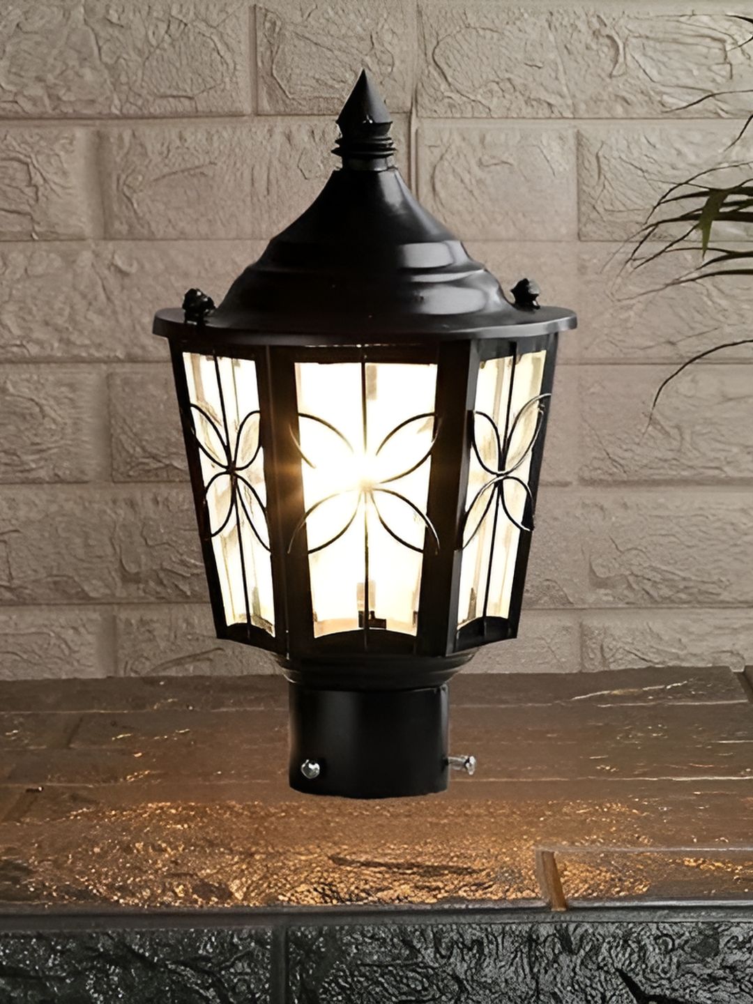 KINIS Black & White Frustum Rust-Resistant Outdoor Lamp-picture-19