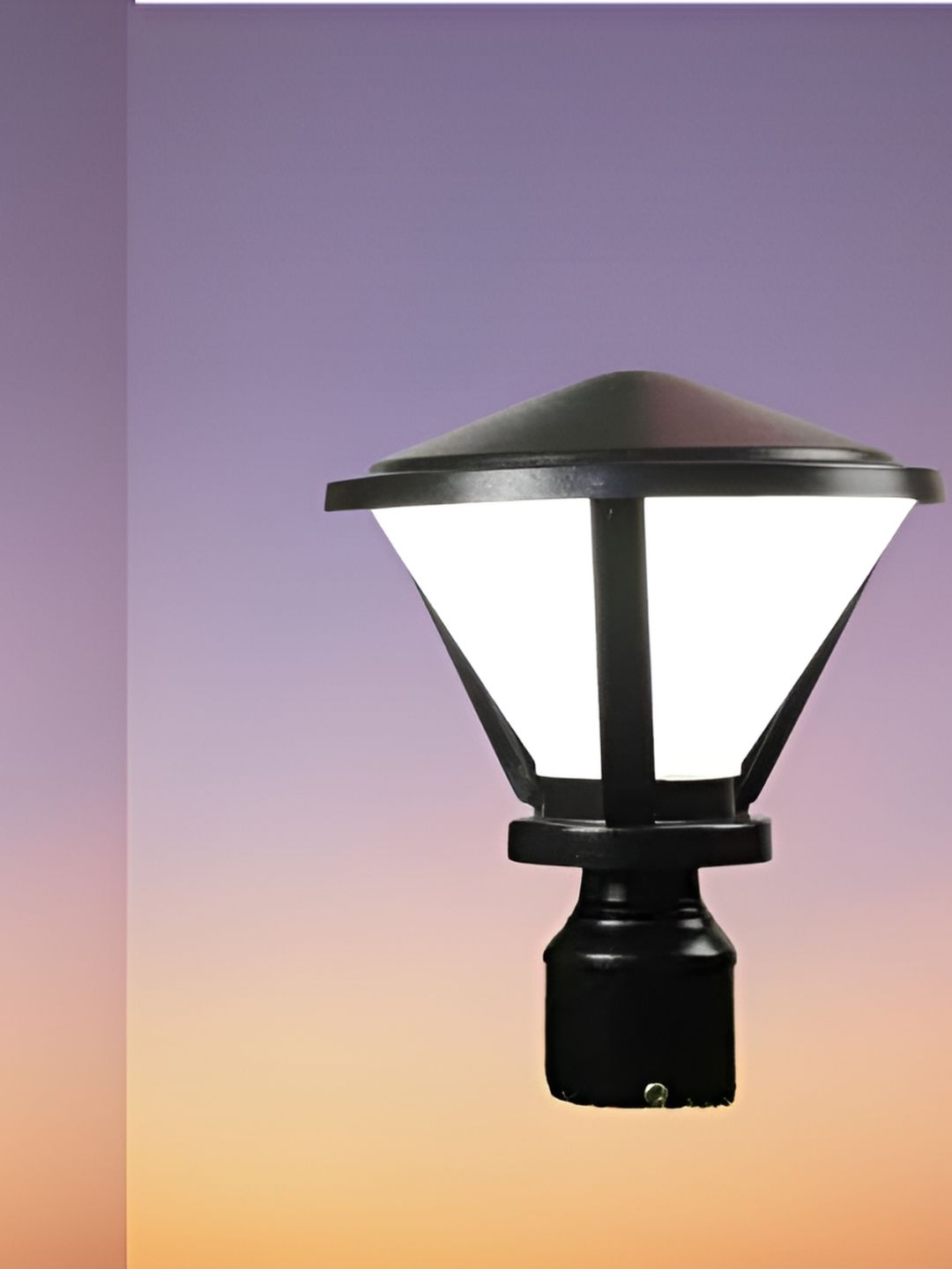 KINIS 2 Pieces Black & White Textured Metal Outdoor Lamps-image-26