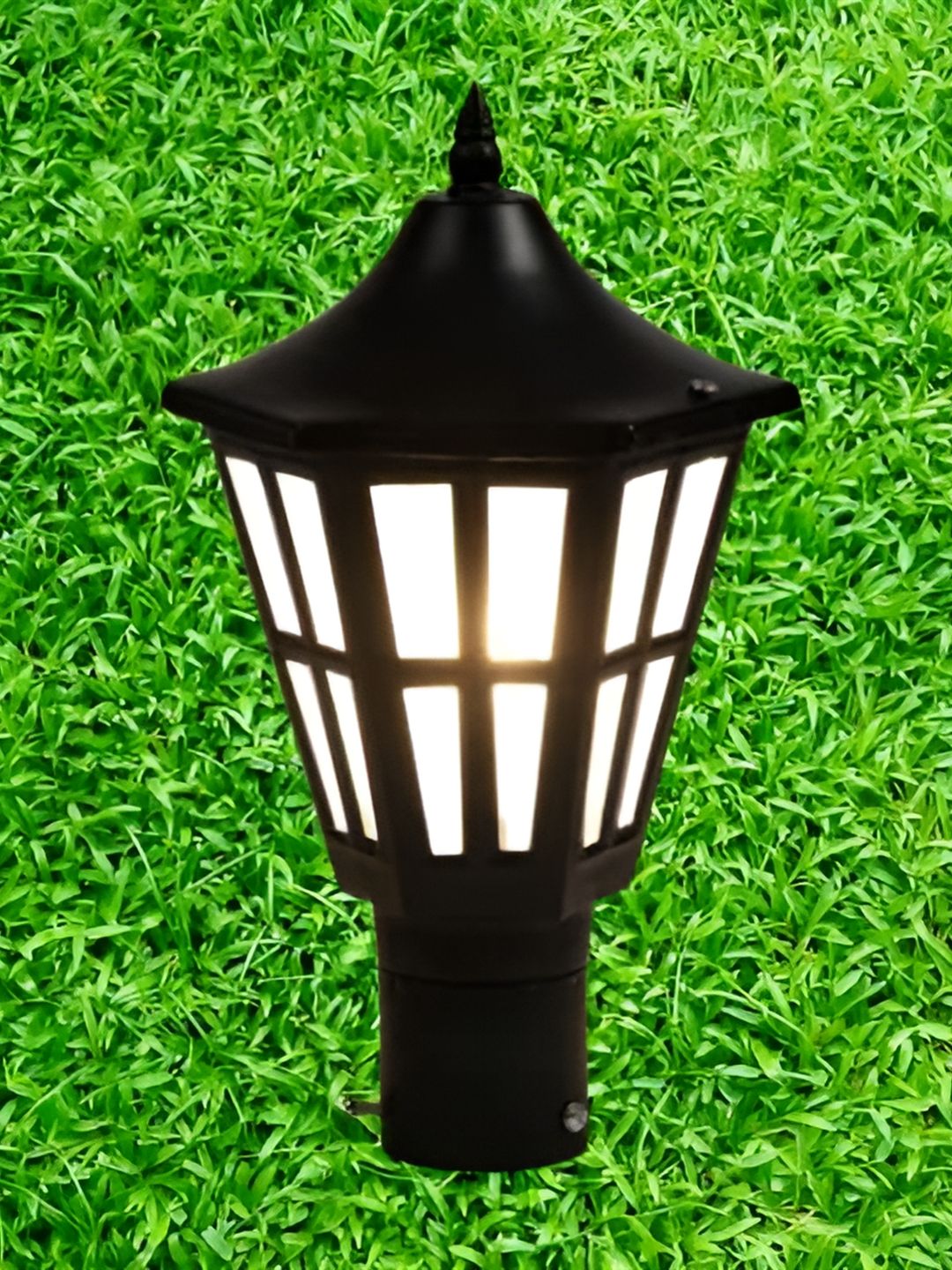 KINIS 2 Pieces Black Frustum Shaped Gate & Garden Light Outdoor Lamps-image-25
