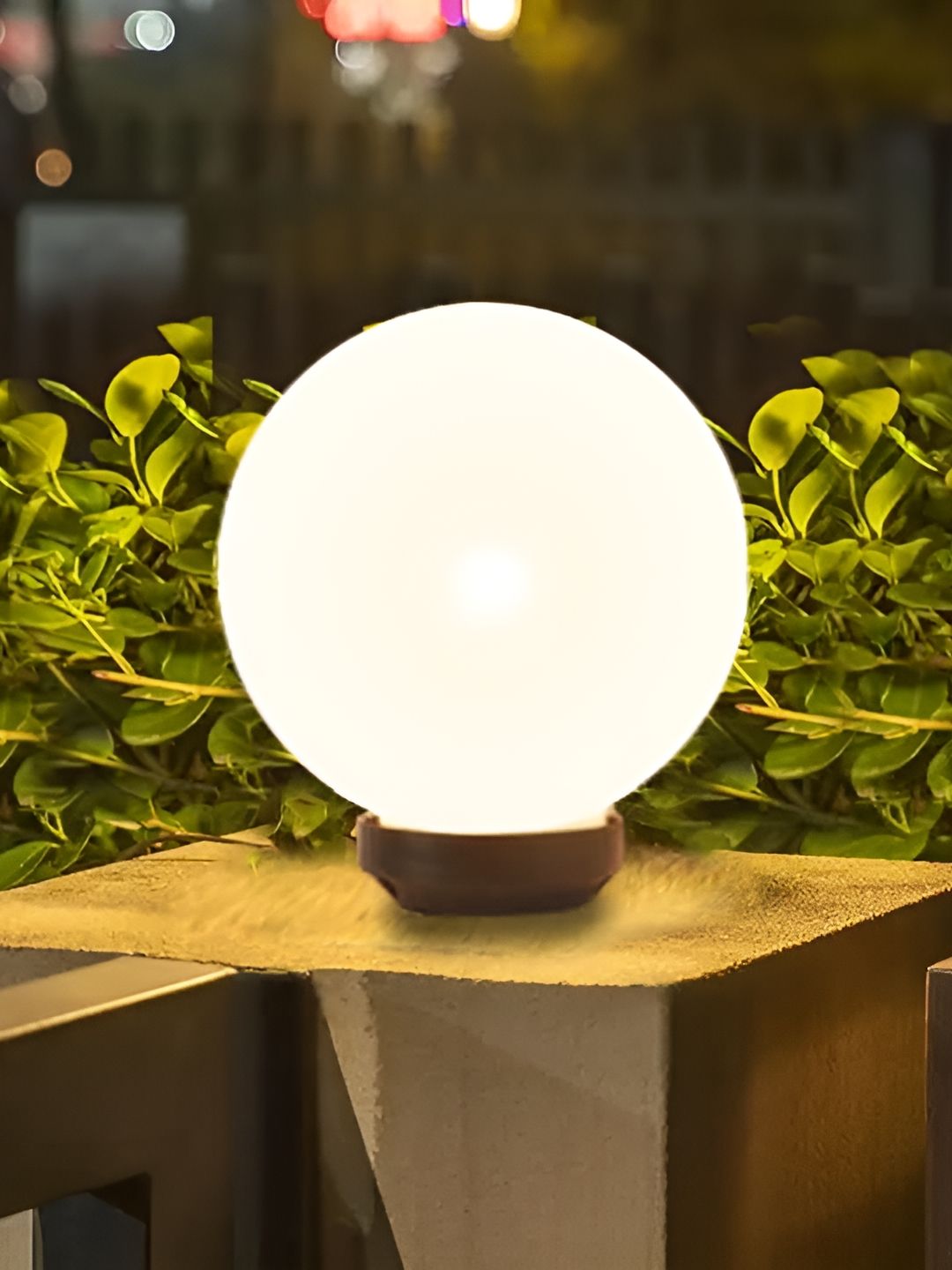 KINIS White Spherical Shaped Gate & Garden Light Outdoor-picture-15