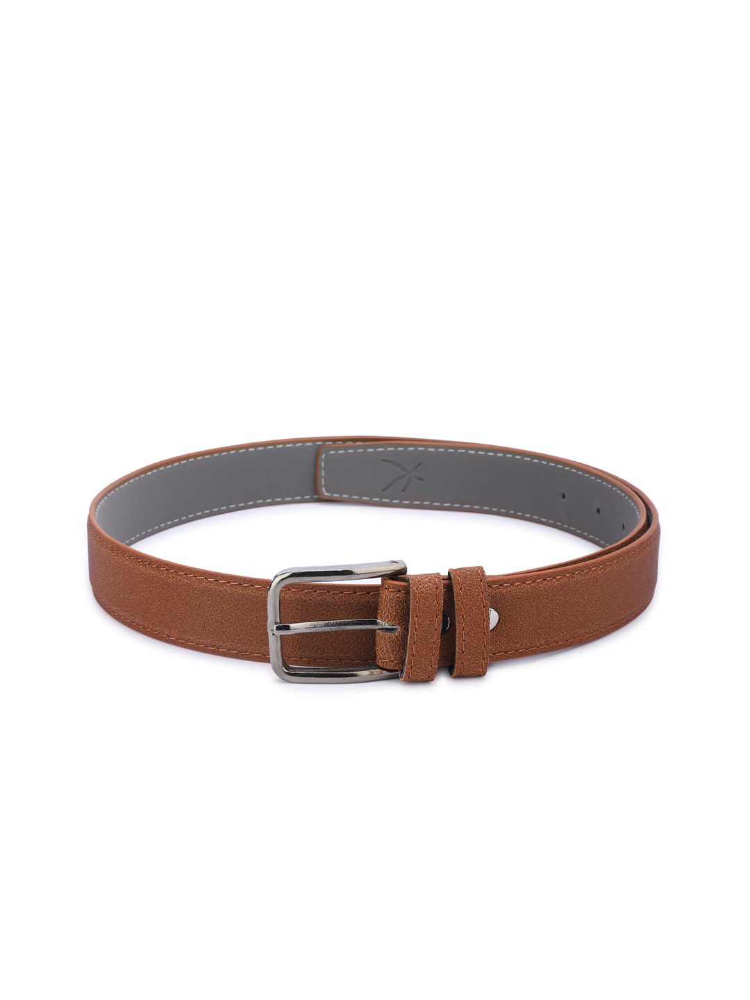 The Roadster Lifestyle Co Men Textured Formal Belt-image-42