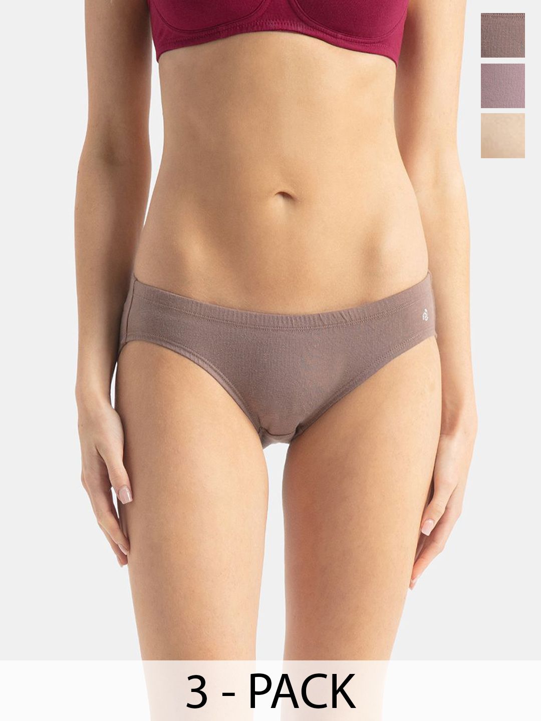Jockey Pack Of 3 Assorted Super Combed Cotton Mid-Rise Bikini Briefs FE30-0305-ASSTD-picture-18