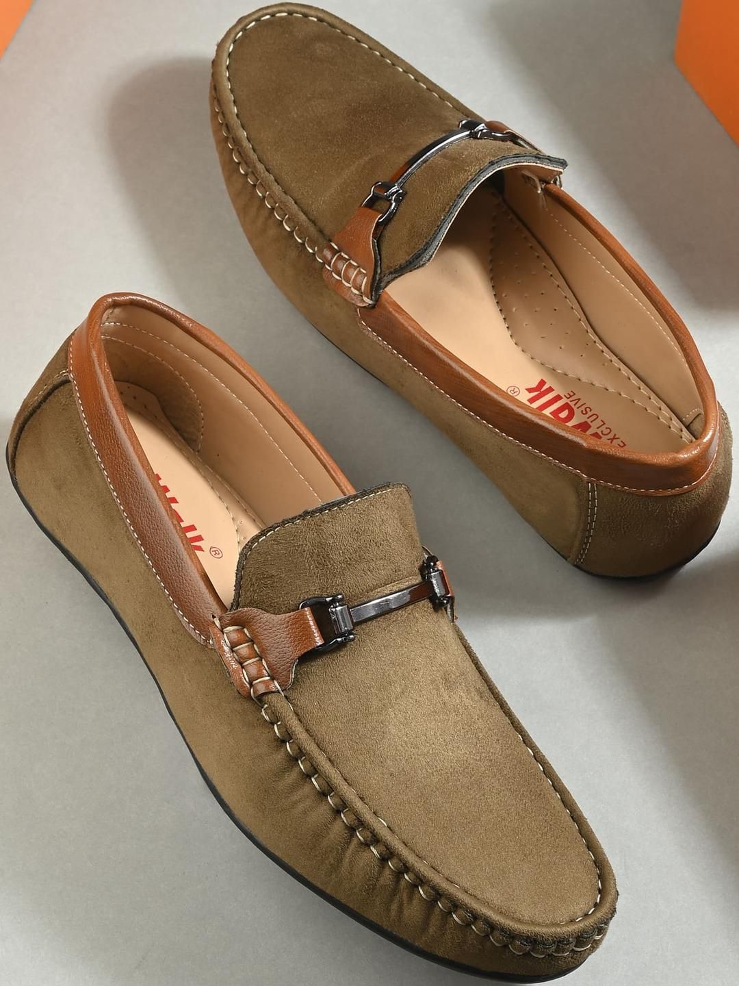 GWALK Men Slip-On Suede Loafers-picture-21