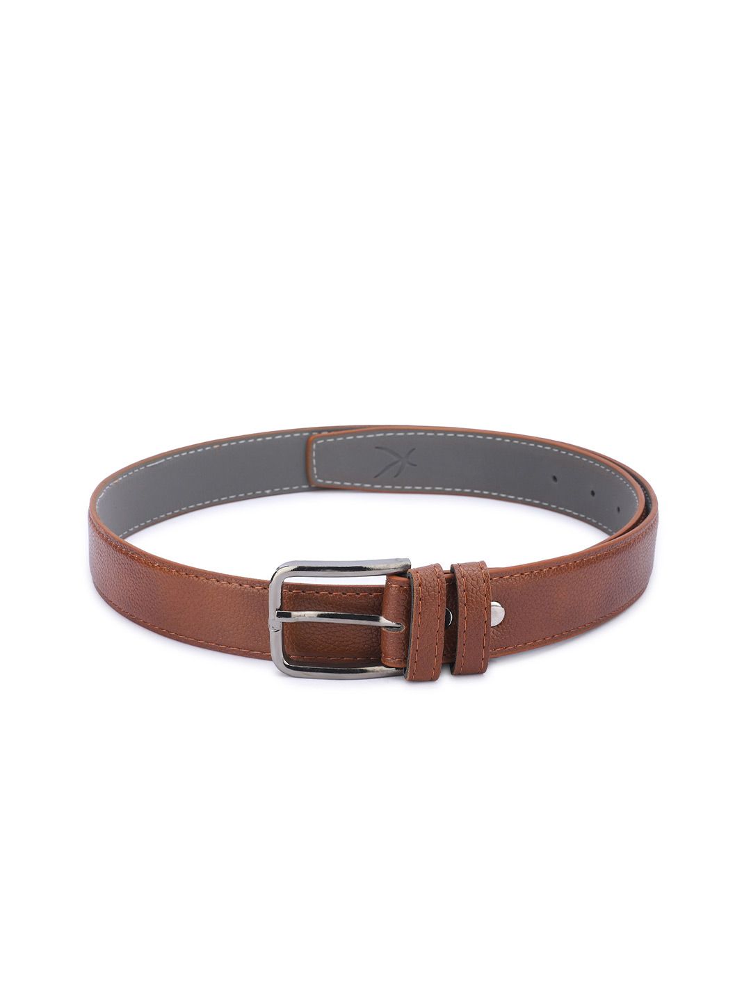 The Roadster Lifestyle Co Men Textured Formal Belt-image-41