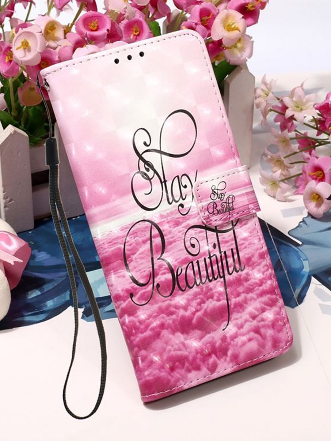 PEEPERLY Typography Printed Samsung Galaxy S24 Plus Flip Case Mobile Accessories