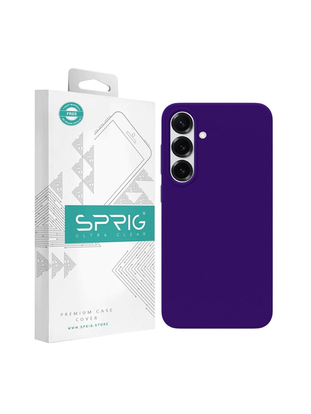 SPRIG Solid Printed Samsung Galaxy S25 Plus 5G Bumper Case Mobile Accessories-picture-37
