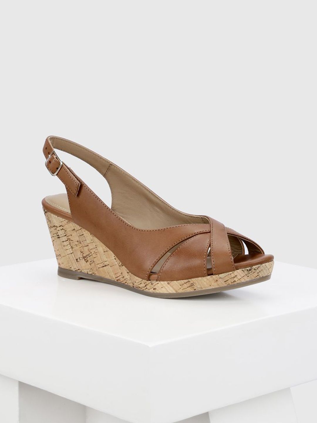 Oroh Leather Party Wedge Sandals-picture-55