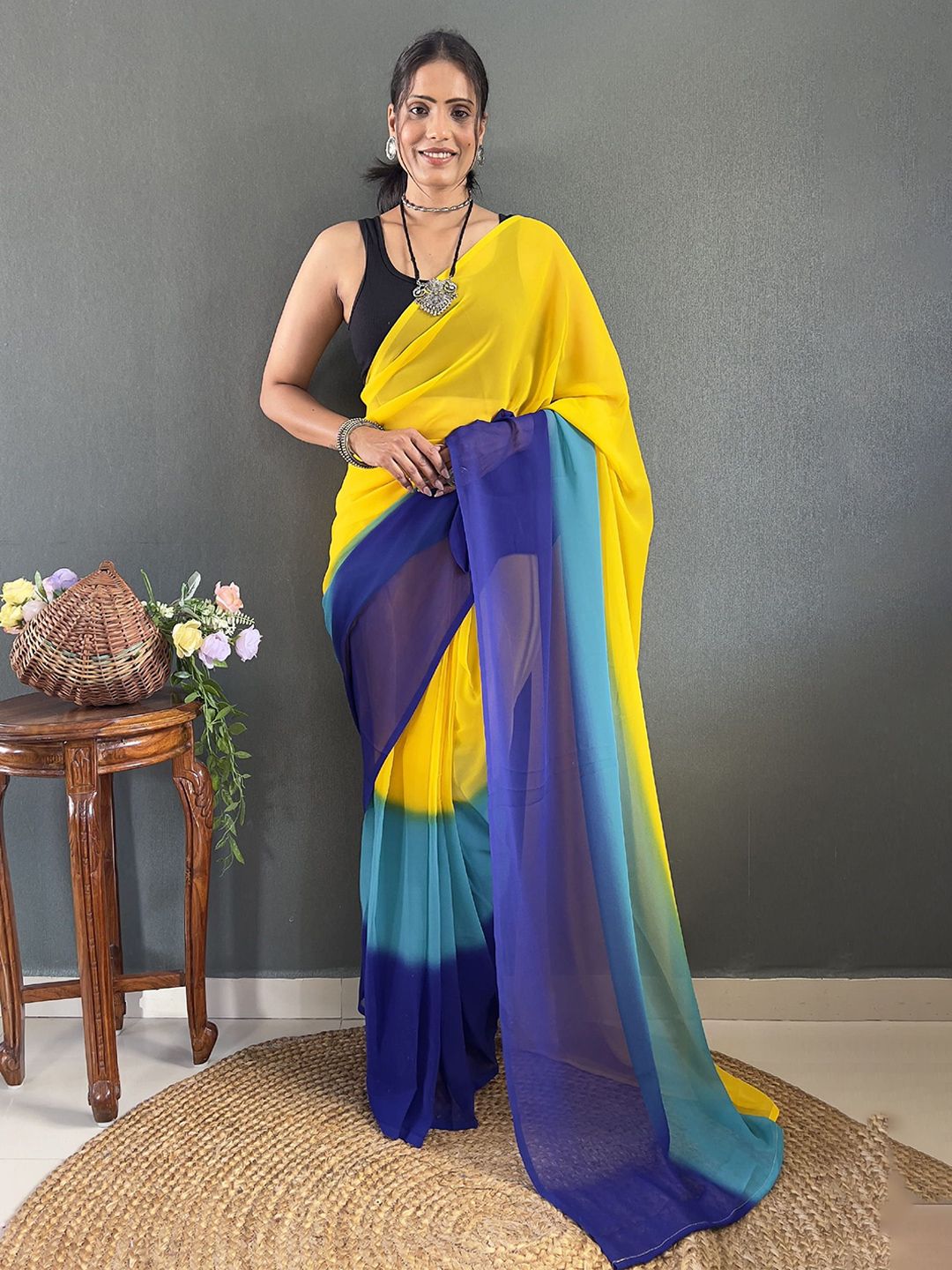 Mitera Ombre Pure Georgette Saree-picture-37