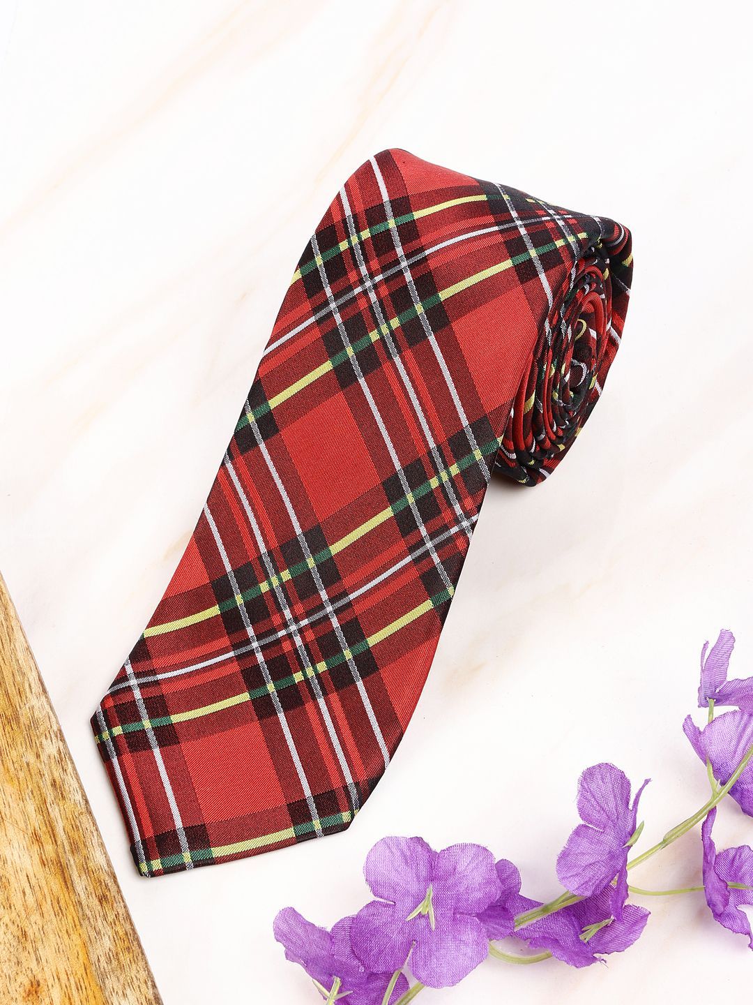 Alvaro Castagnino Men Checked Broad Tie-picture-40