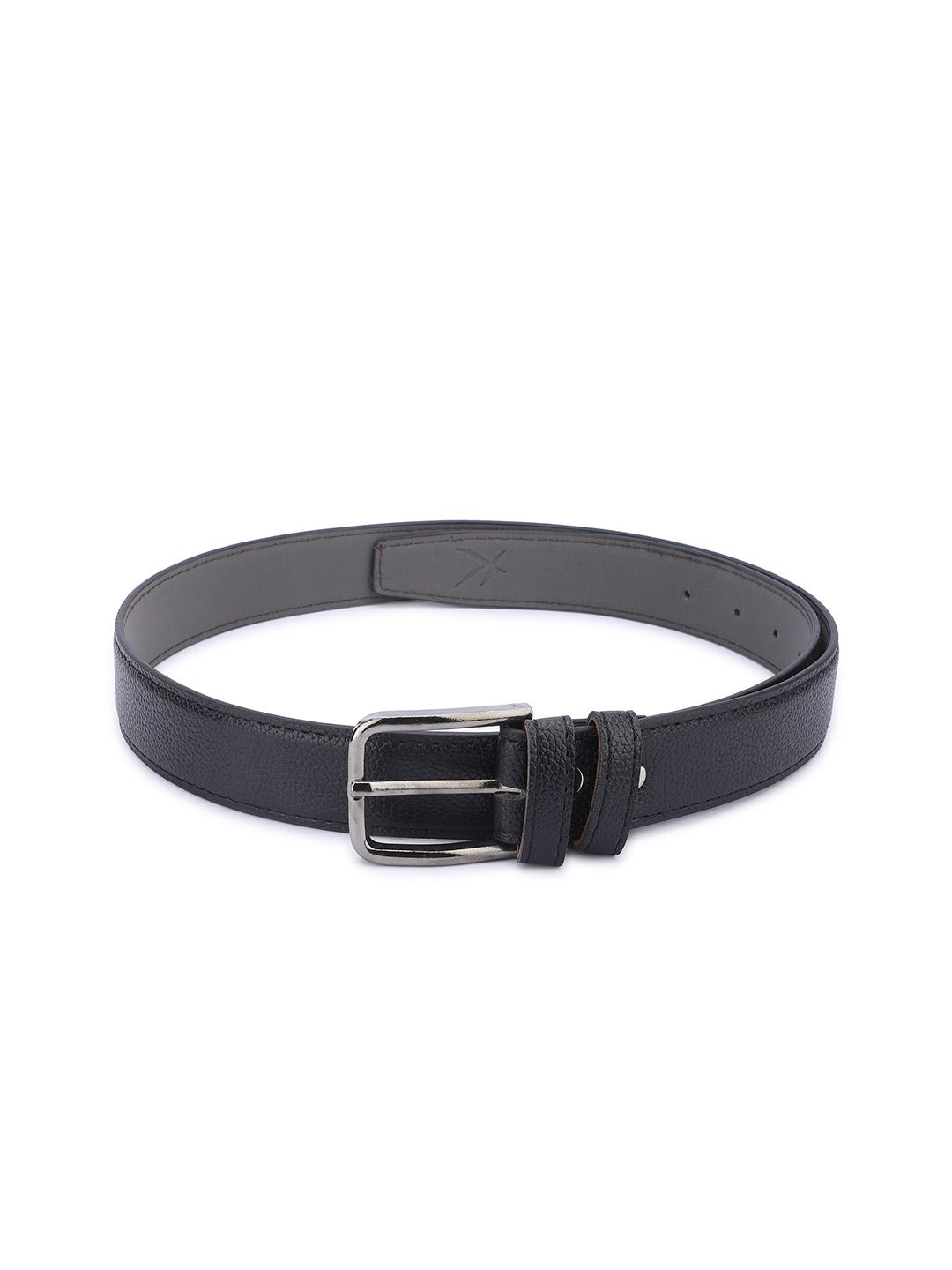 The Roadster Lifestyle Co Men Textured Formal Belt-image-40