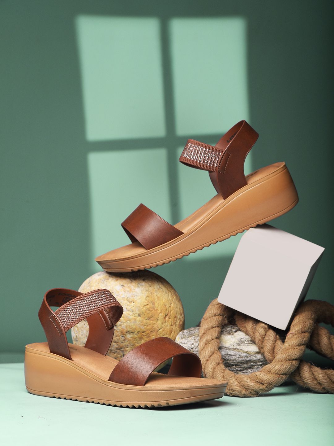 Bata Women Wedge Heel Sandals