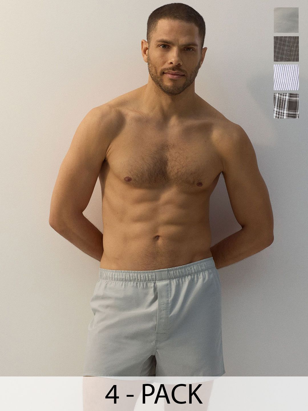 H&M 4-Pack Woven Boxer Shorts-picture-19